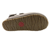 Haflinger Leather Clogs Faro Greige