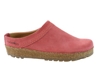 Haflinger Leather Clogs Malmo Begonia