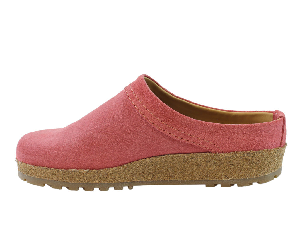 Haflinger Leather Clogs Malmo Begonia