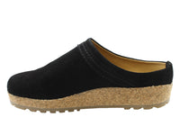 Haflinger Leather Clogs Malmo Black 2701
