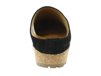 Haflinger Leather Clogs Malmo Black 2701