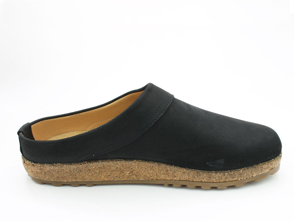 Haflinger Leather Clogs Malmo Black (Second Quality)