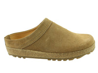 Size 38/UK5 only - Haflinger Leather Clogs Malmo Camel