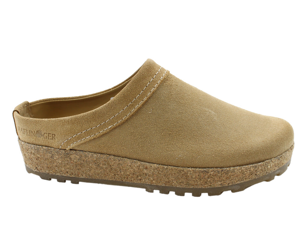 Haflinger Leather Clogs Malmo Sahara