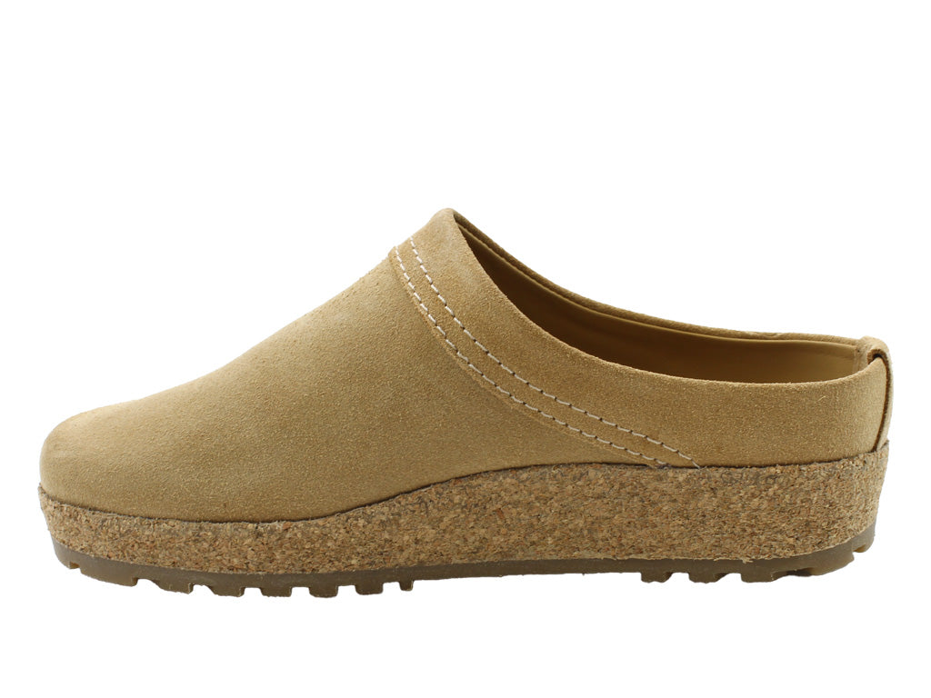 Haflinger Leather Clogs Malmo Sahara