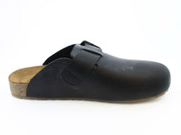 Haflinger Leather Clogs Porto Black (Second Quality)