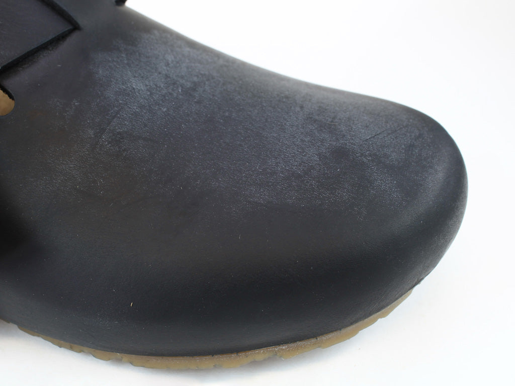 Haflinger Leather Clogs Porto Black (Second Quality)