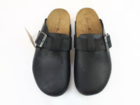 Haflinger Leather Clogs Porto Black (Second Quality)