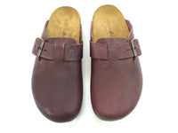 Haflinger Leather Clogs Porto Bordeaux (Second Quality)