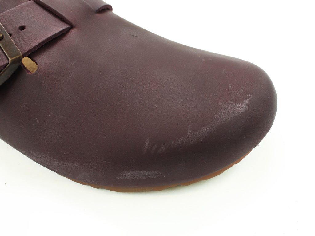Haflinger Leather Clogs Porto Bordeaux (Second Quality)