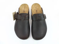 Haflinger Leather Clogs Porto Brown (Second Quality)