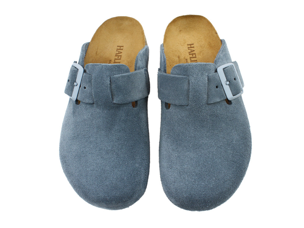 Haflinger Leather Clogs Porto Jeans