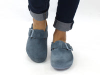 Haflinger Leather Clogs Porto Jeans
