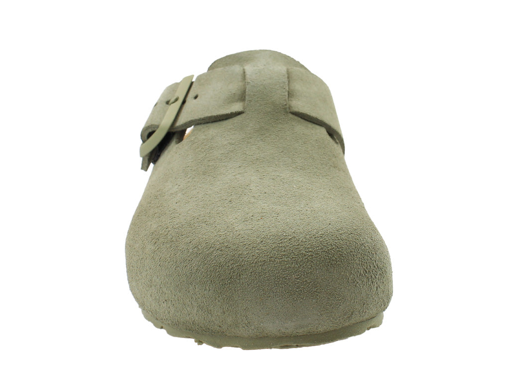 Haflinger Leather Clogs Porto Sage