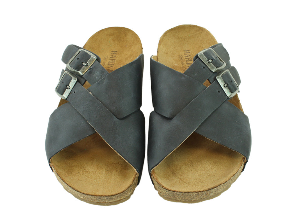 Size 38/UK5 only - Haflinger Sandals Amiga Dark Navy