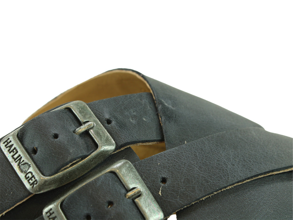 Size 38/UK5 only - Haflinger Sandals Amiga Dark Navy