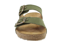 Haflinger Sandals Andrea Olive Canvas