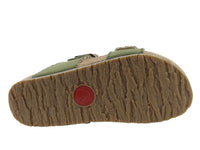 Haflinger Sandals Andrea Olive Canvas