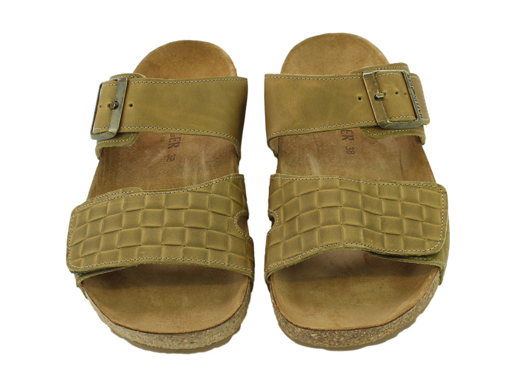 Size 38/UK5 only - Haflinger Sandals Aria Olive