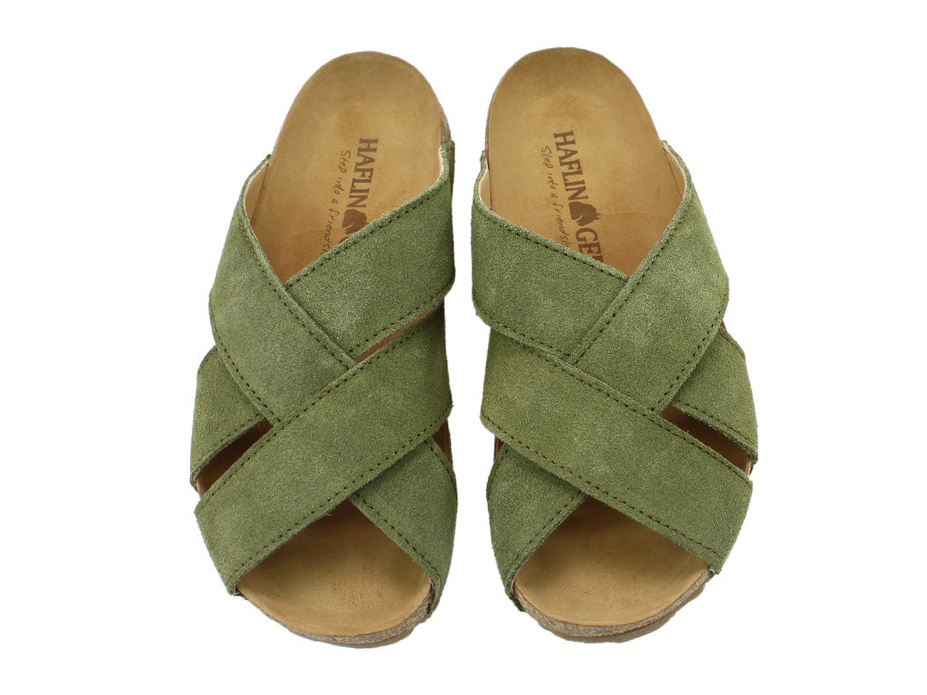 Haflinger Sandals Como Green