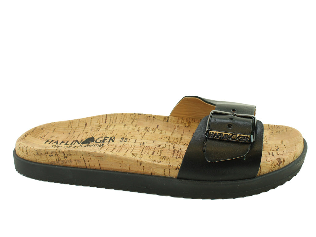 Size 38/UK5 only - Haflinger Sandals Corfu Black