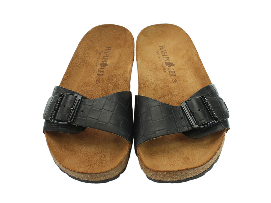 Size 38/UK5 only - Haflinger Sandals Gina Black