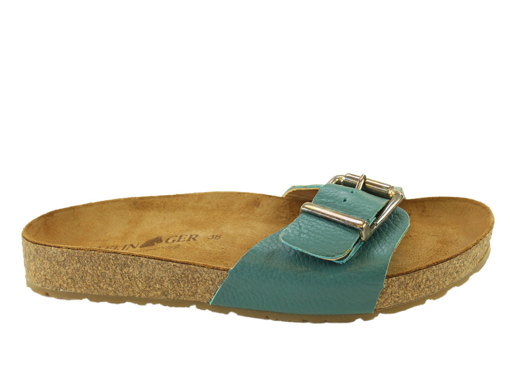 Size 38/UK5 only - Haflinger Sandals Gina Teal