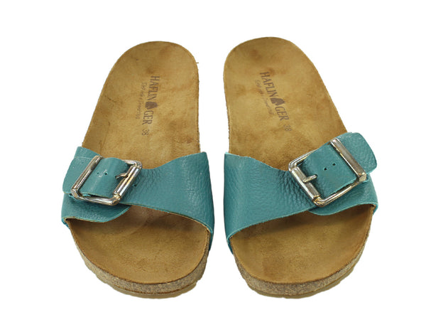 Size 38/UK5 only - Haflinger Sandals Gina Teal