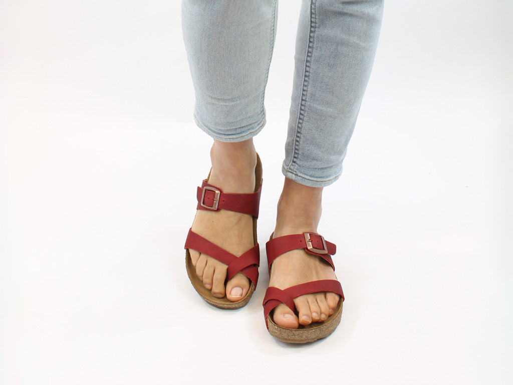 Haflinger Sandals Juno Country Red