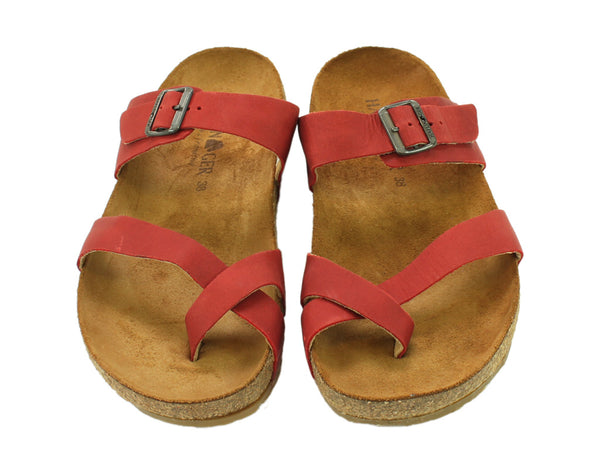 Size 38/UK5 only - Haflinger Sandals Juno Red
