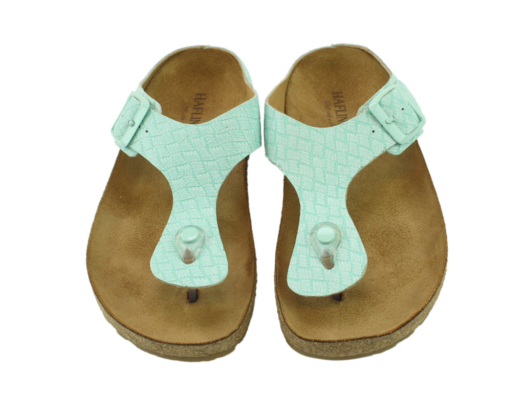 Size 38/UK5 only - Haflinger Sandals Memphis Mint