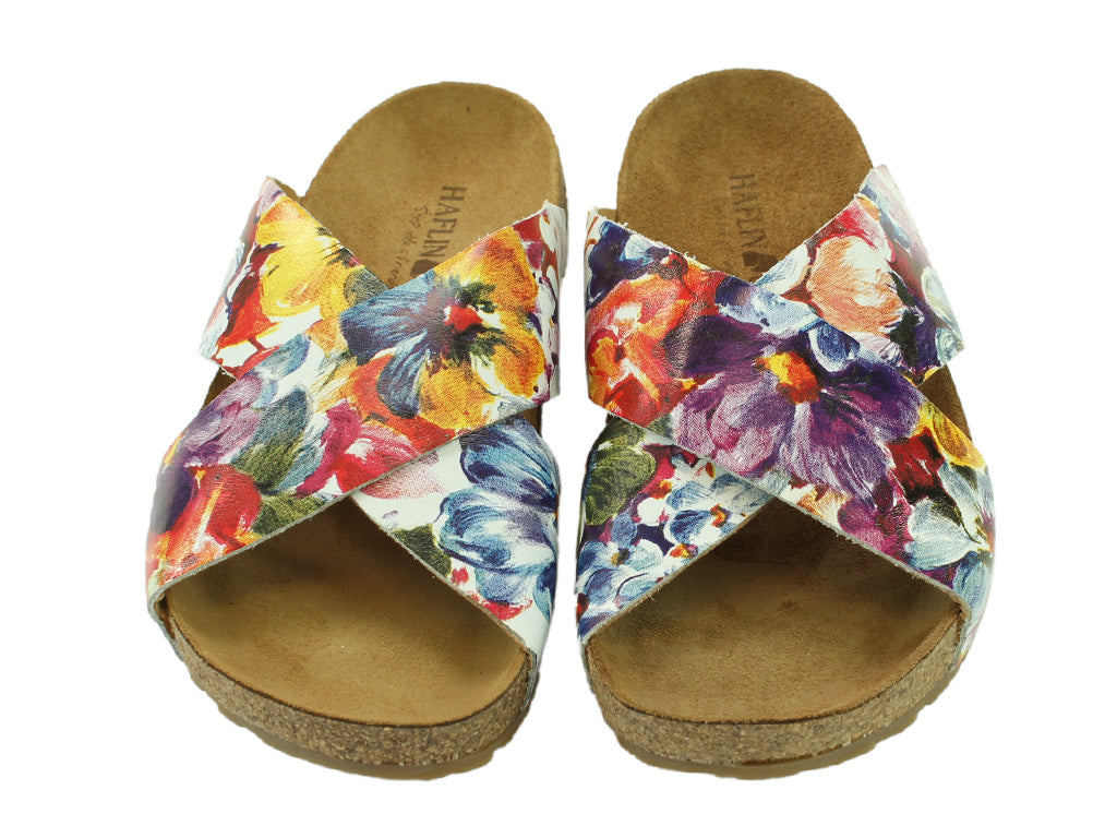 Size 38/UK5 only - Haflinger Sandals Mio Bright Flowers
