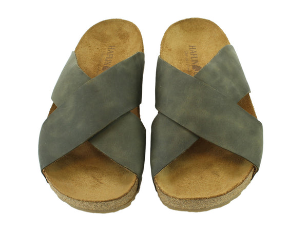 Size 38/UK5 only - Haflinger Sandals Mio Khaki