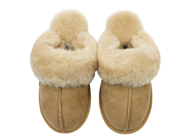 Haflinger Sheepskin Slippers North Star Beige