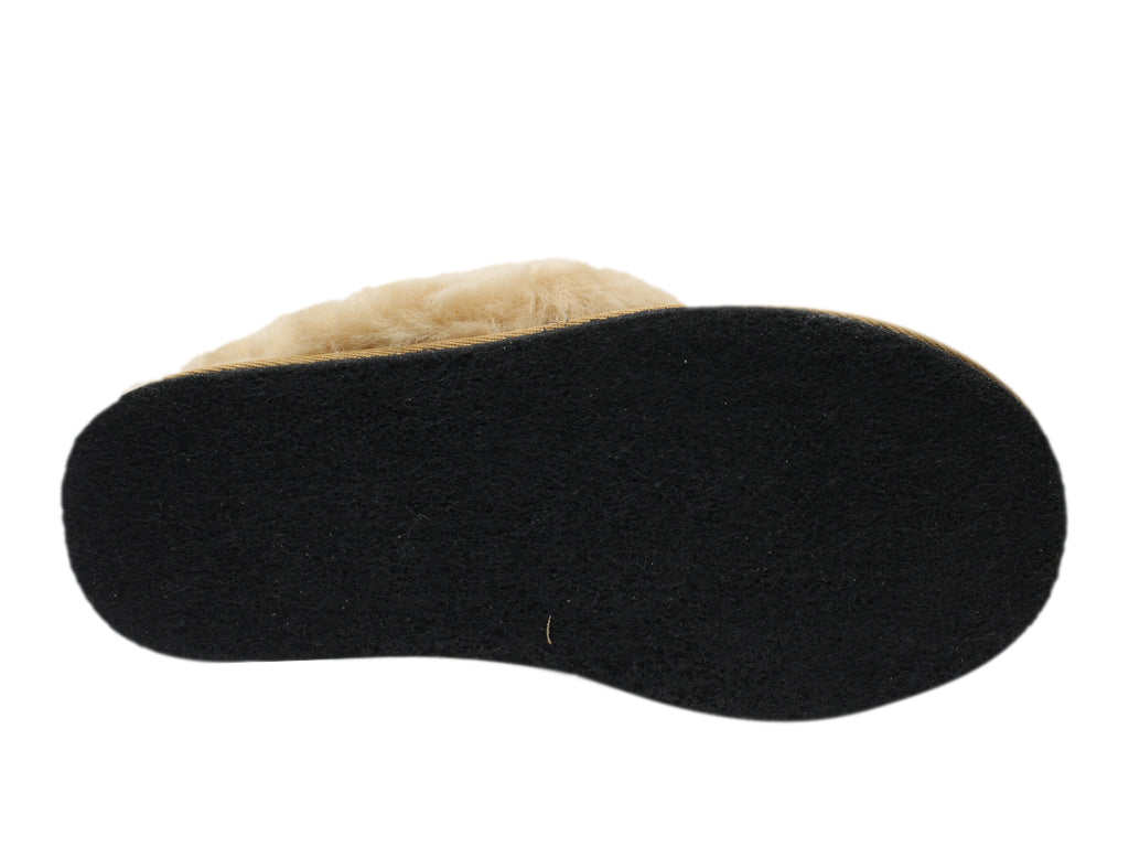 Haflinger Sheepskin Slippers North Star Beige