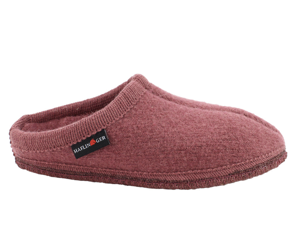 Haflinger Slippers Alaska Heather Rose