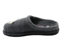 Haflinger Slippers Flair Choupette Cat Anthracite