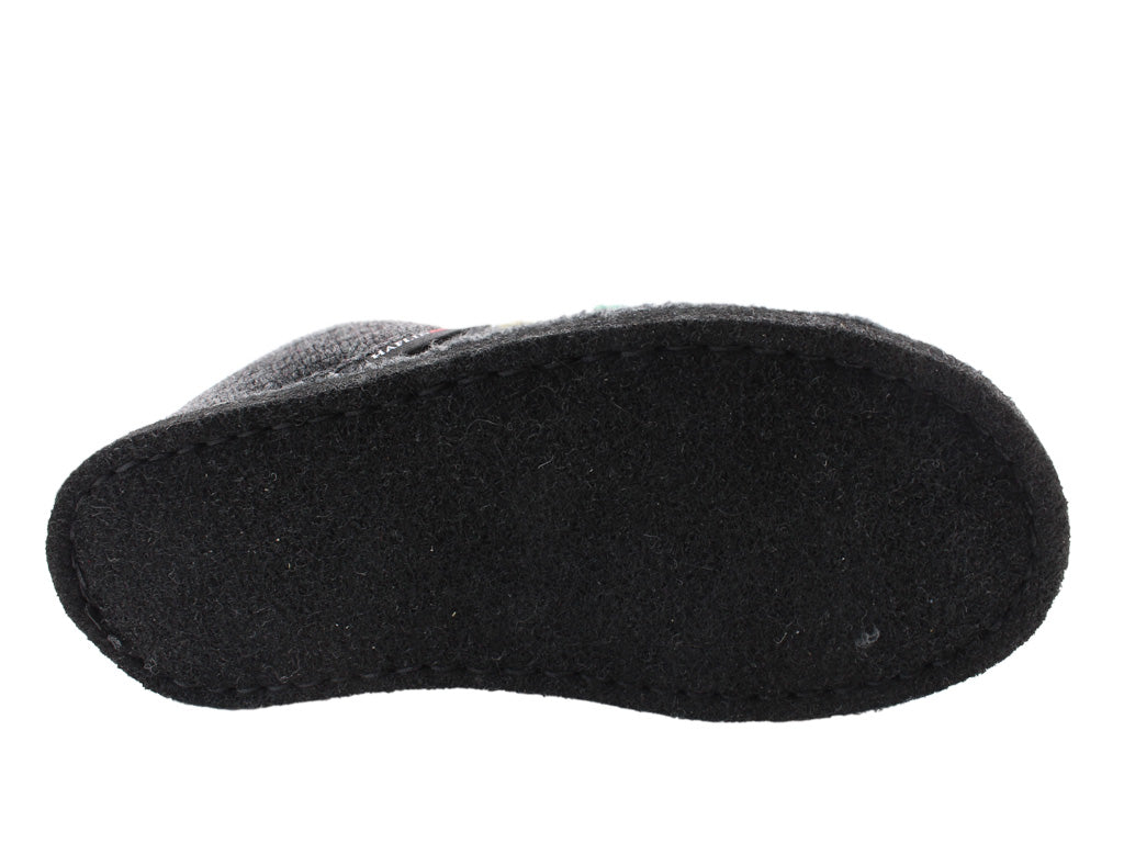 Haflinger Slippers Flair Choupette Cat Anthracite