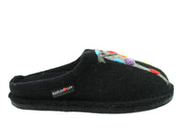 Haflinger Slippers Flair Felix Dog Black