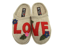 Size 38/UK5 only - Haflinger Slippers Flair Love Beige
