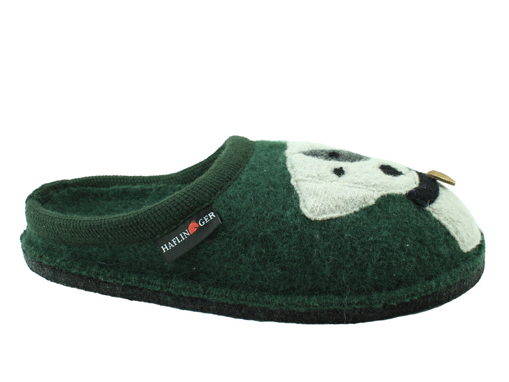 Haflinger Slippers Flair Rudi Green