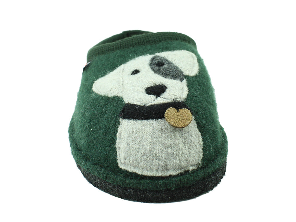 Haflinger Slippers Flair Rudi Green