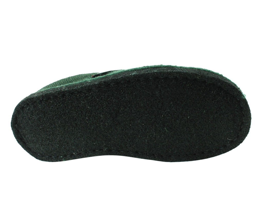 Haflinger Slippers Flair Rudi Green