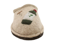 Haflinger Slippers Flair Wine Time Beige