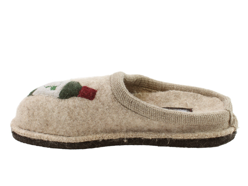 Haflinger Slippers Flair Wine Time Beige