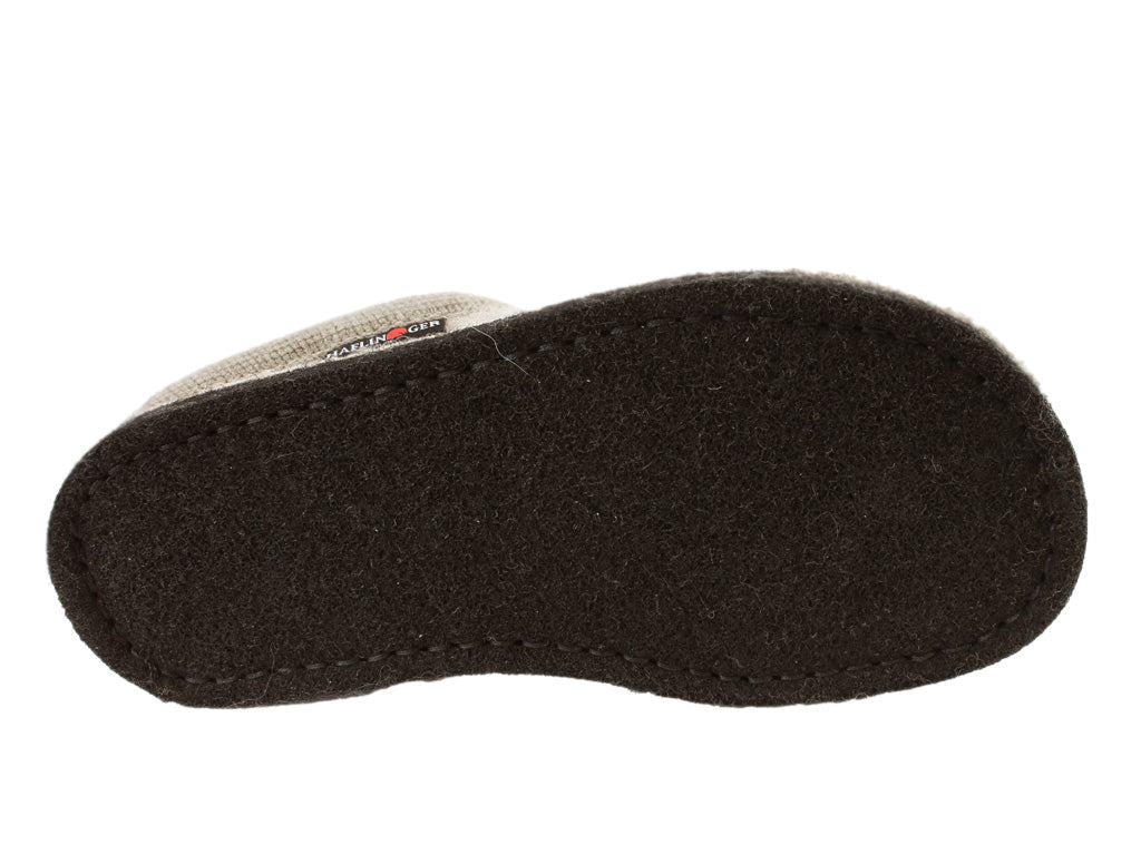 Haflinger Slippers Flair Wine Time Beige
