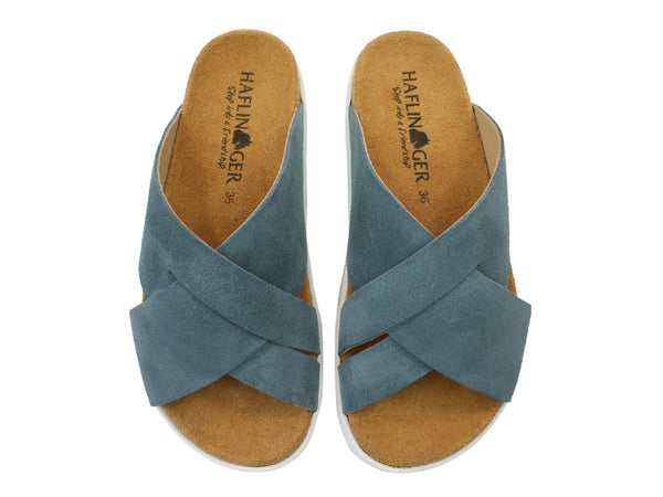 Haflinger Sandals Sienna Jeans upper view