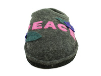 Size 38/UK5 only - Haflinger Slippers Flair Love & Peace Anthracite