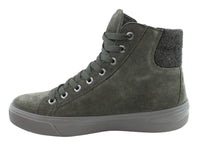 Legero Boots Milena Bean Green