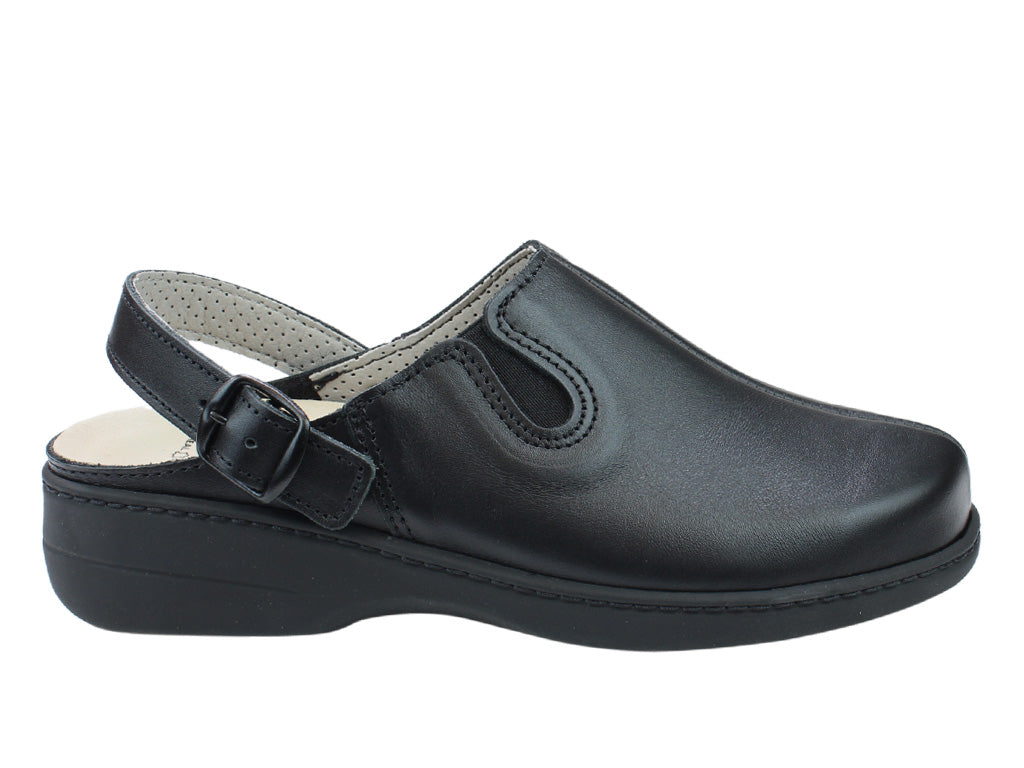 OmaKing Loosu Classic leather clogs Black